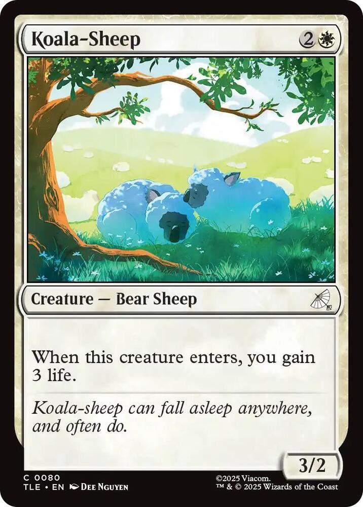 Koala-Sheep 80 card from Avatar: The Last Airbender: Eternal-Legal