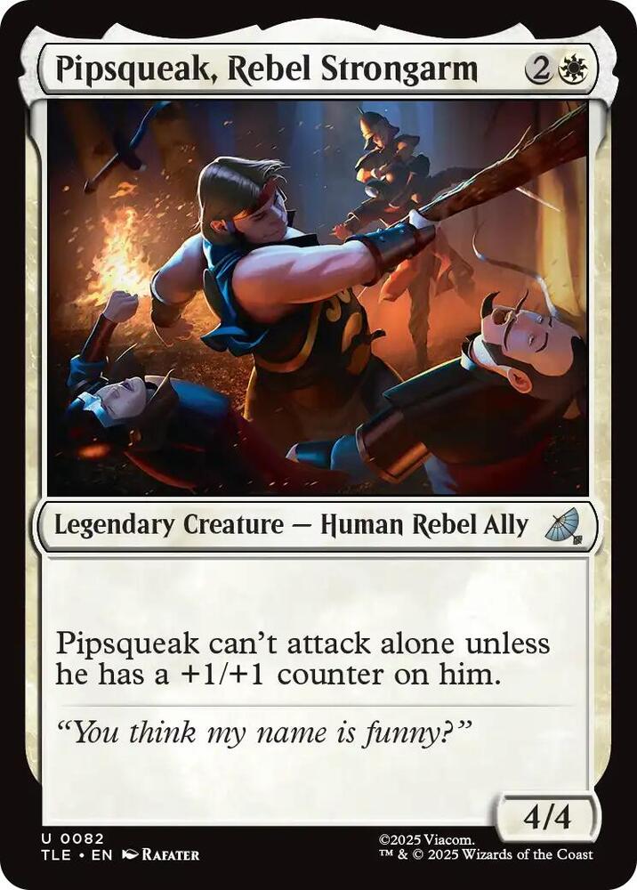 Pipsqueak, Rebel Strongarm 82 card from Avatar: The Last Airbender: Eternal-Legal