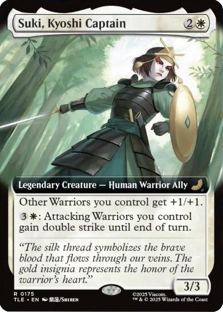 Suki, Kyoshi Captain (Extended Art) 175 card from Avatar: The Last Airbender: Eternal-Legal