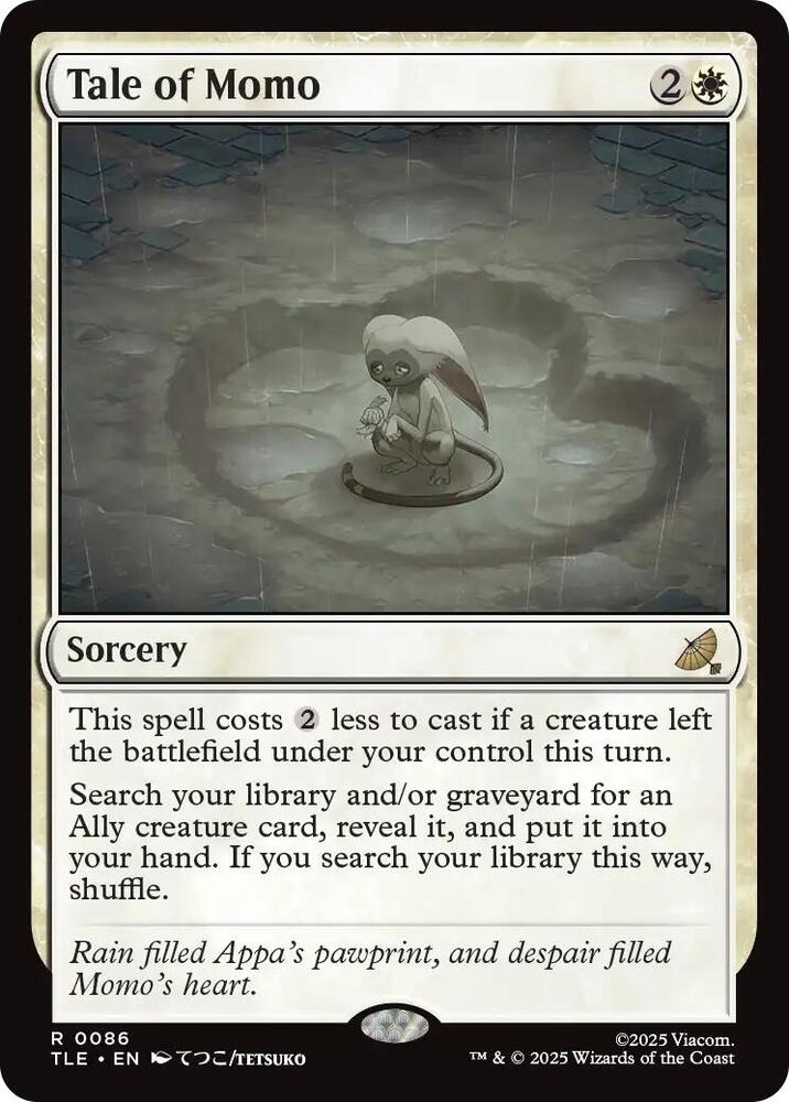 Tale of Momo 86 card from Avatar: The Last Airbender: Eternal-Legal
