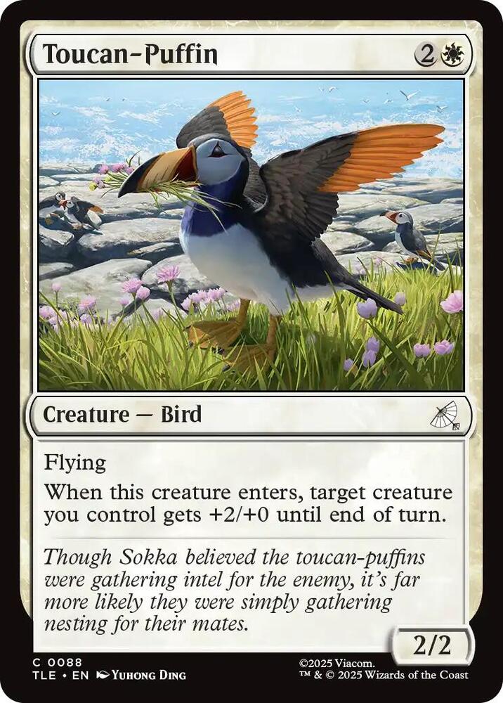 Toucan-Puffin 88 card from Avatar: The Last Airbender: Eternal-Legal