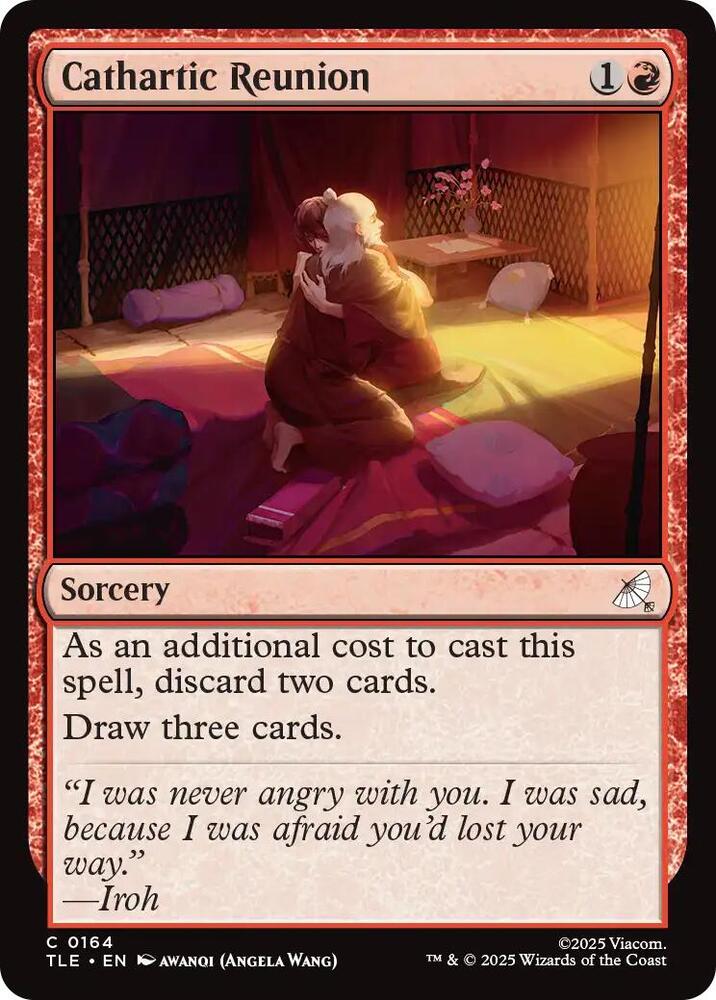 Cathartic Reunion 164 card from Avatar: The Last Airbender: Eternal-Legal