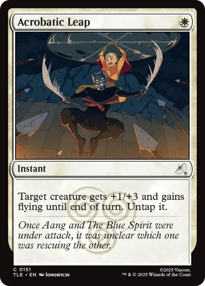 Acrobatic Leap 151 card from Avatar: The Last Airbender: Eternal-Legal