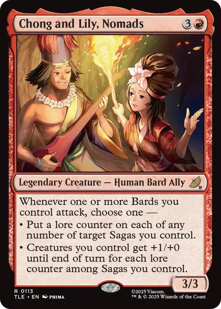 Chong and Lily, Nomads 113 card from Avatar: The Last Airbender: Eternal-Legal