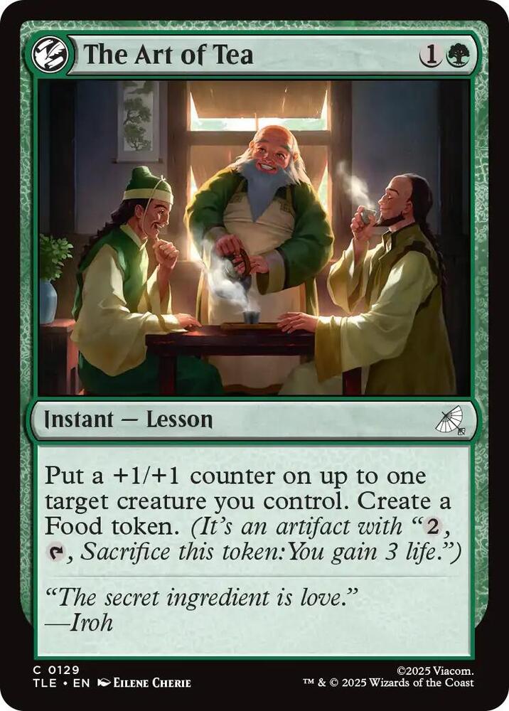 The Art of Tea 129 card from Avatar: The Last Airbender: Eternal-Legal