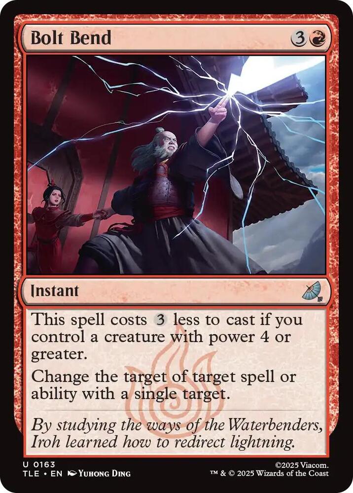 Bolt Bend 163 card from Avatar: The Last Airbender: Eternal-Legal