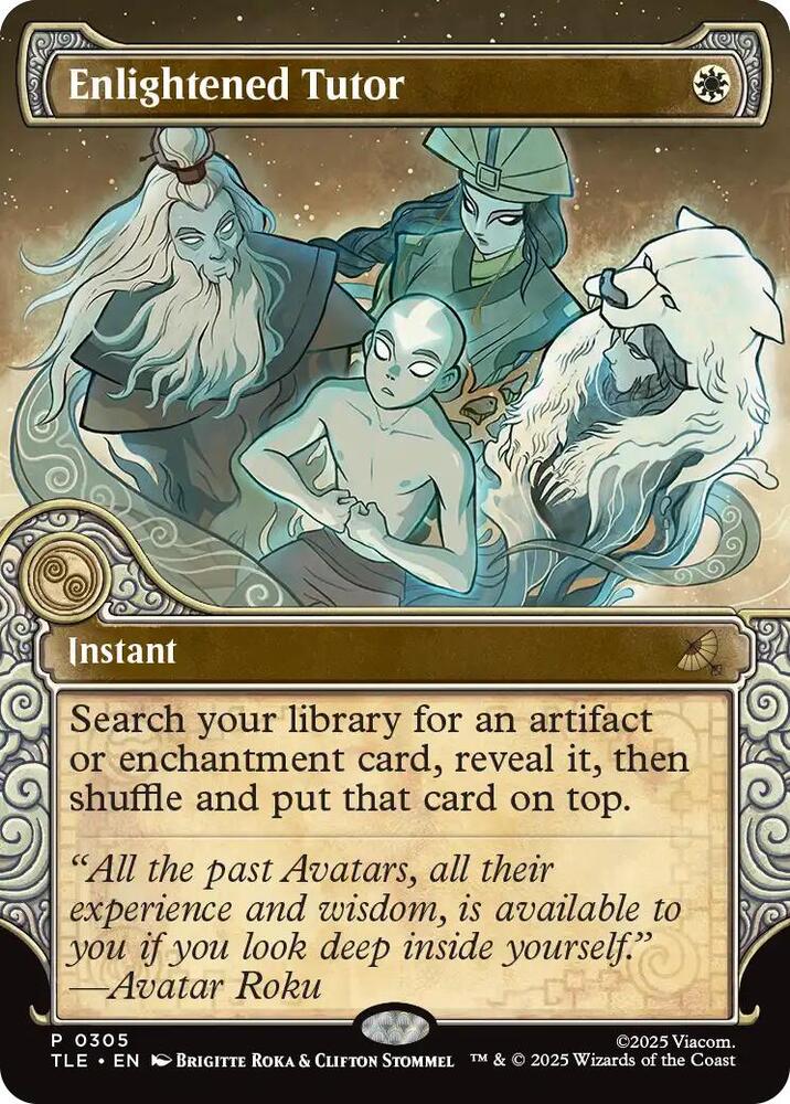 Enlightened Tutor (Showcase) 305 card from Avatar: The Last Airbender: Eternal-Legal