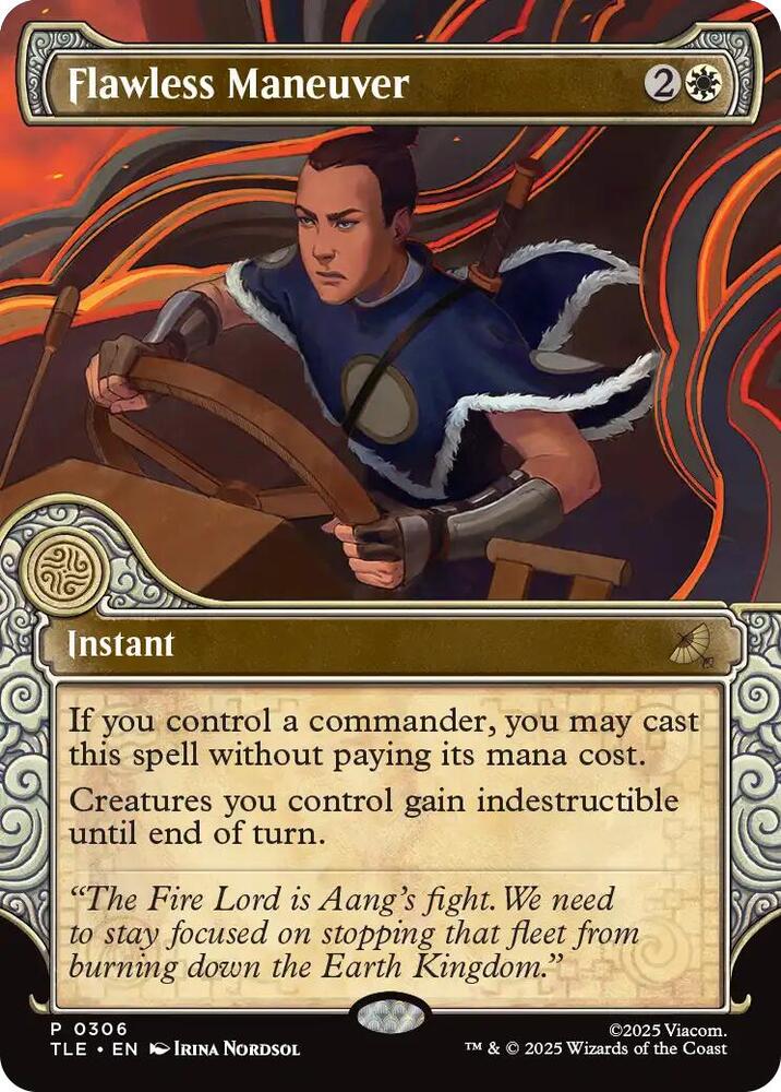 Flawless Maneuver (Showcase) 306 card from Avatar: The Last Airbender: Eternal-Legal