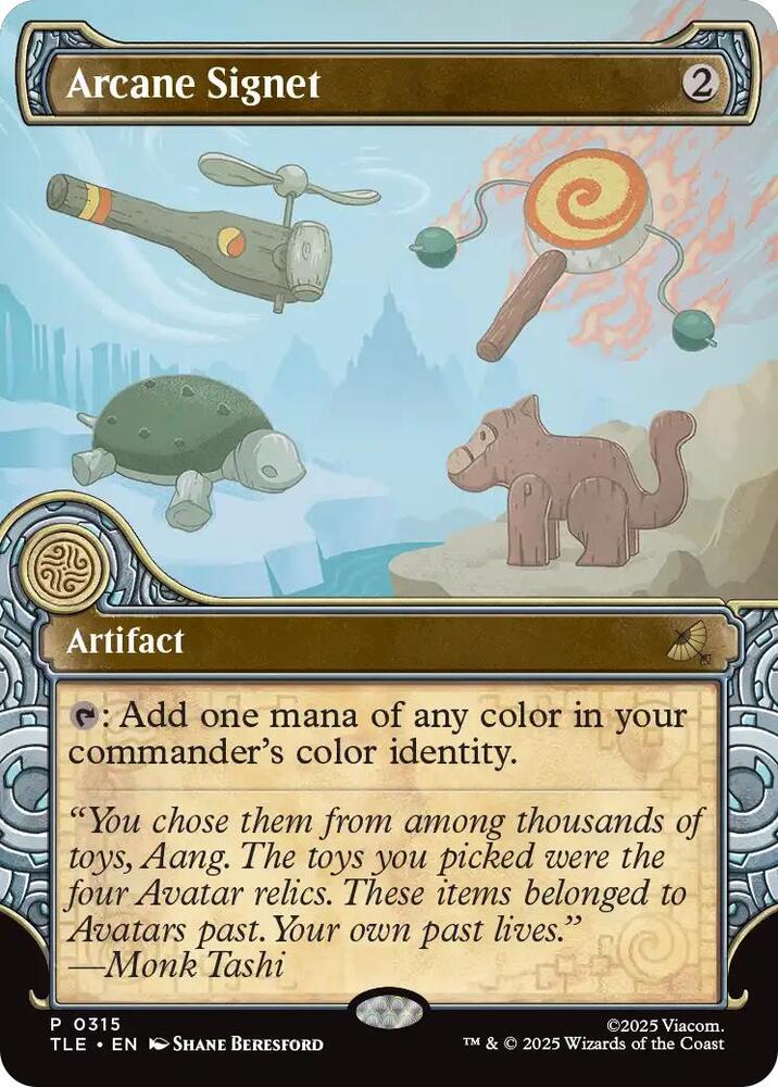 Arcane Signet (Showcase) 315 card from Avatar: The Last Airbender: Eternal-Legal