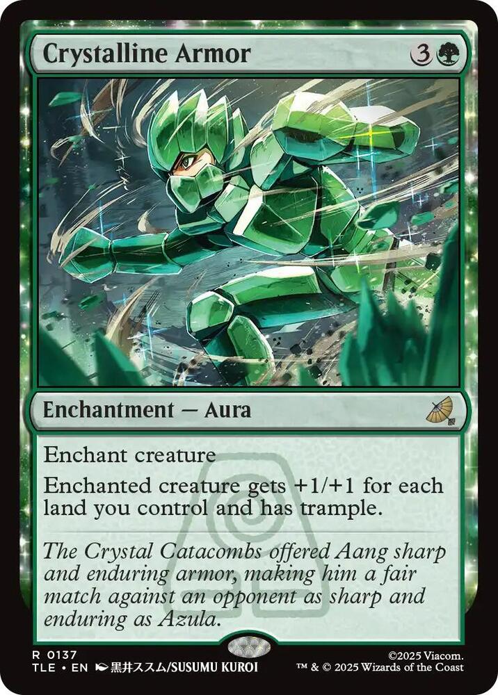 Crystalline Armor 137 card from Avatar: The Last Airbender: Eternal-Legal