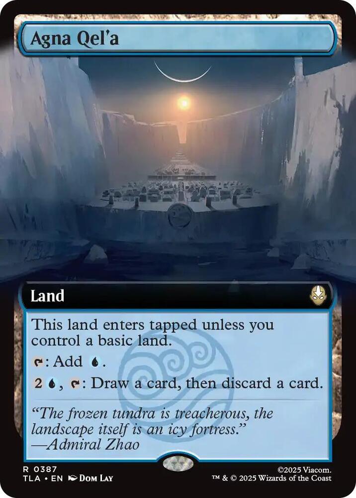 Agna Qel'a (Extended Art) 387 card from Avatar: The Last Airbender