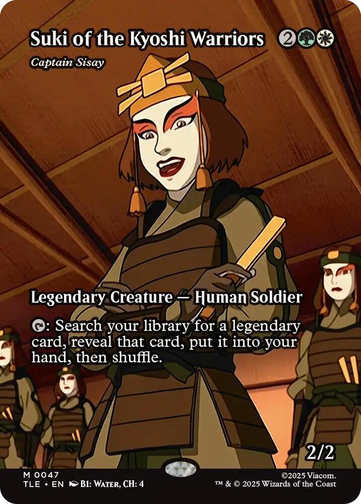 Suki of the Kyoshi Warriors - Captain Sisay (Borderless) 47 card from Avatar: The Last Airbender: Eternal-Legal