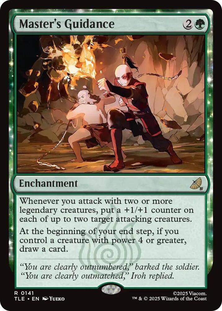 Master's Guidance 141 card from Avatar: The Last Airbender: Eternal-Legal
