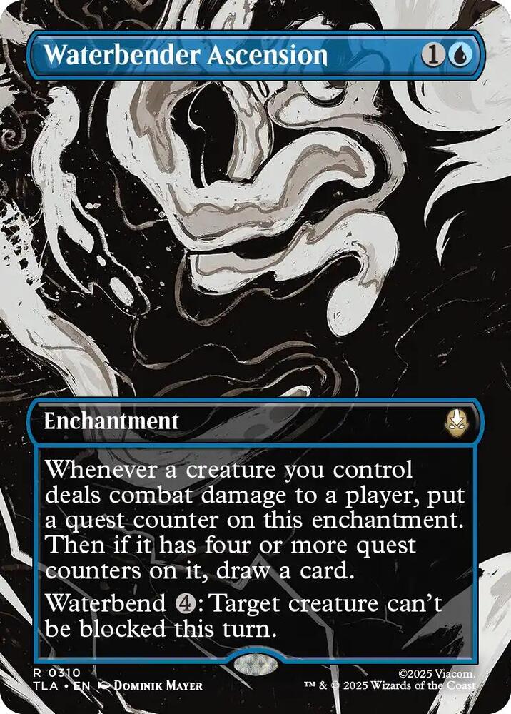 Waterbender Ascension (Borderless) 310 card from Avatar: The Last Airbender
