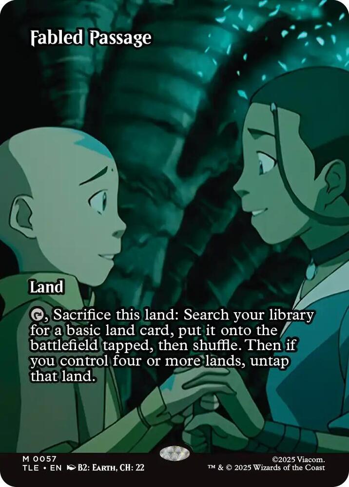 Fabled Passage (Borderless) 57 card from Avatar: The Last Airbender: Eternal-Legal