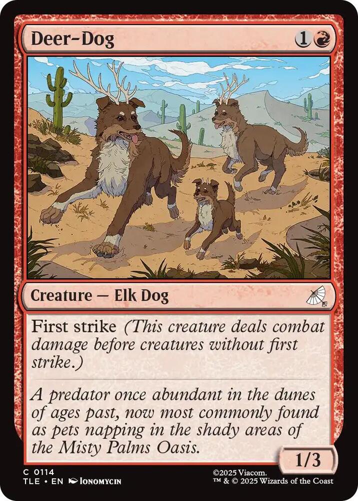 Deer-Dog 114 card from Avatar: The Last Airbender: Eternal-Legal