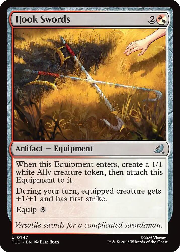 Hook Swords 147 card from Avatar: The Last Airbender: Eternal-Legal
