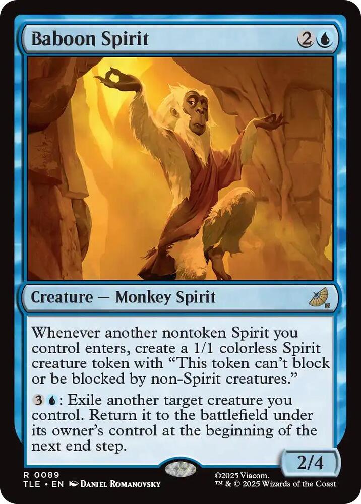 Baboon Spirit 89 card from Avatar: The Last Airbender: Eternal-Legal