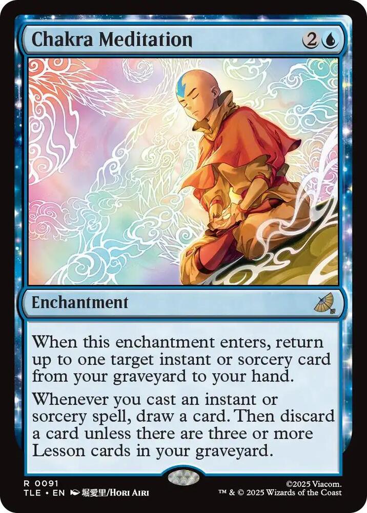 Chakra Meditation 91 card from Avatar: The Last Airbender: Eternal-Legal