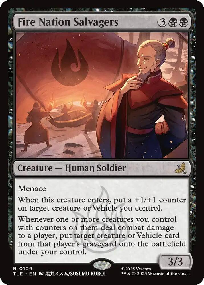 Fire Nation Salvagers 106 card from Avatar: The Last Airbender: Eternal-Legal