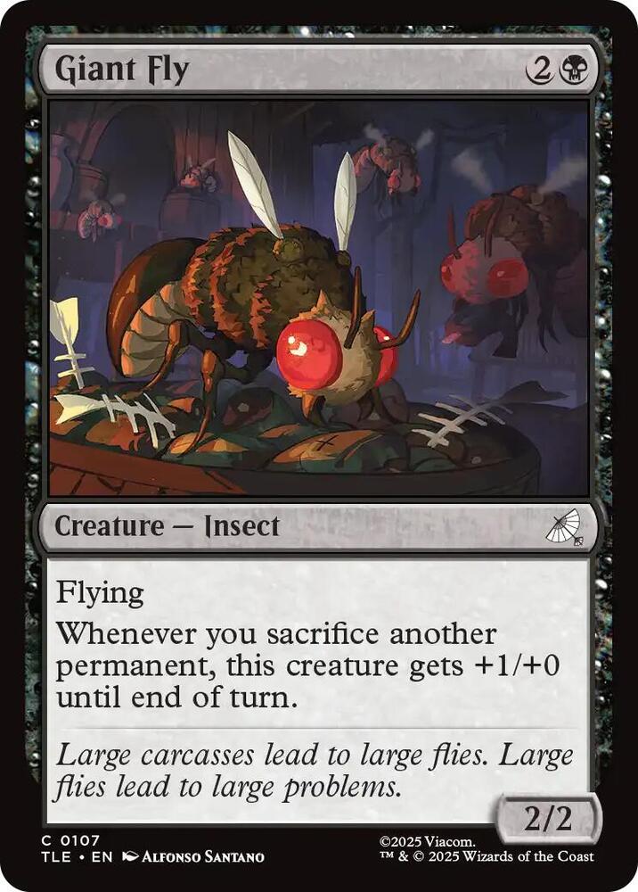 Giant Fly 107 card from Avatar: The Last Airbender: Eternal-Legal