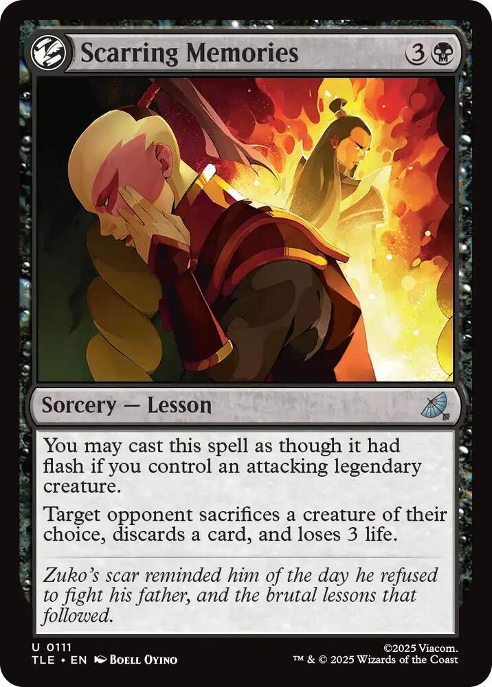 Scarring Memories 111 card from Avatar: The Last Airbender: Eternal-Legal