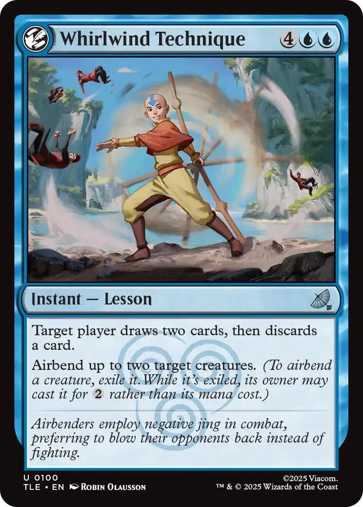 Whirlwind Technique 100 card from Avatar: The Last Airbender: Eternal-Legal