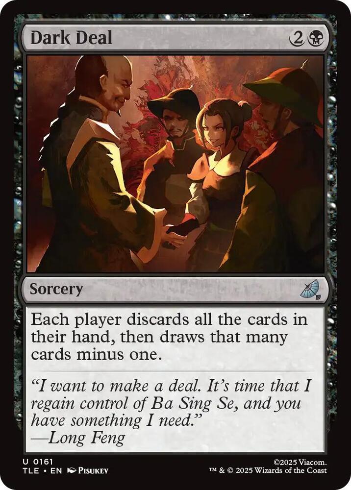 Dark Deal 161 card from Avatar: The Last Airbender: Eternal-Legal