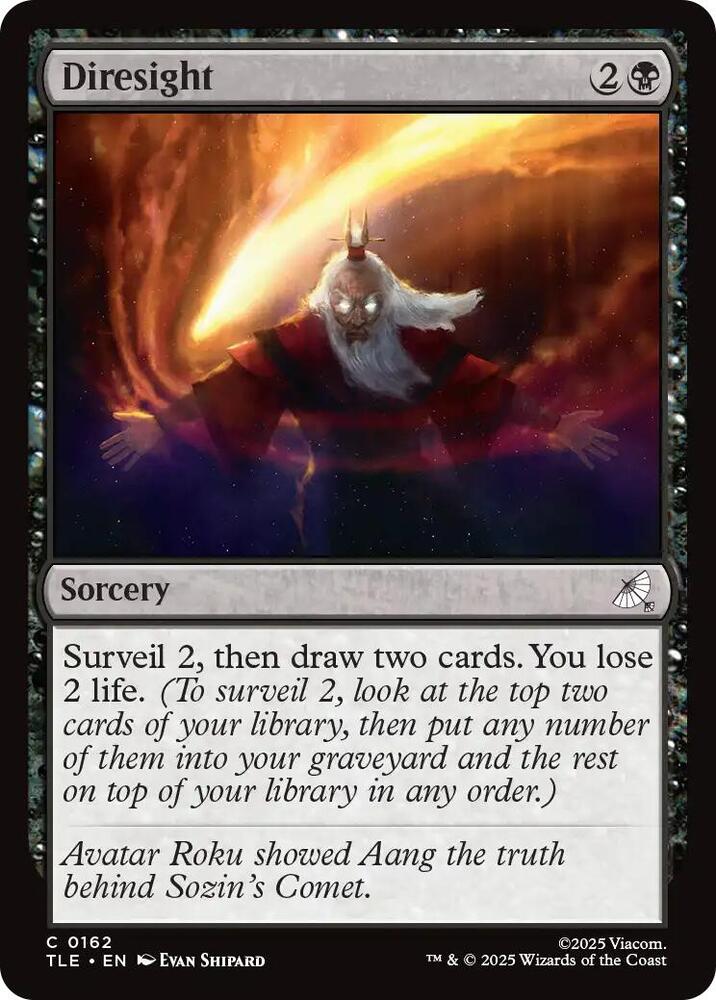 Diresight 162 card from Avatar: The Last Airbender: Eternal-Legal