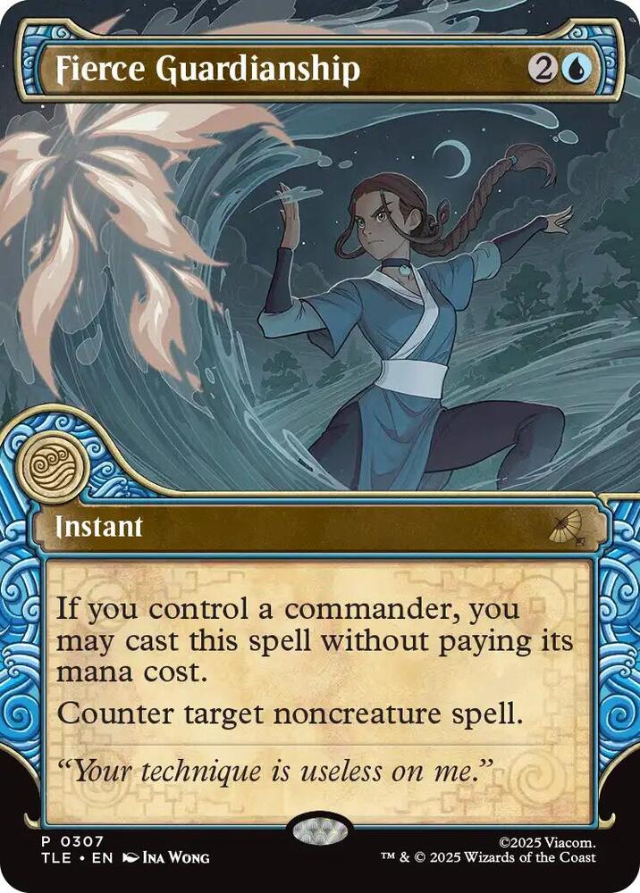 Fierce Guardianship (Showcase) 307 card from Avatar: The Last Airbender: Eternal-Legal