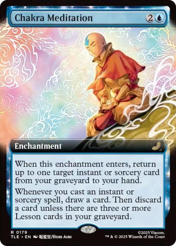 Chakra Meditation (Extended Art) 179 card from Avatar: The Last Airbender: Eternal-Legal