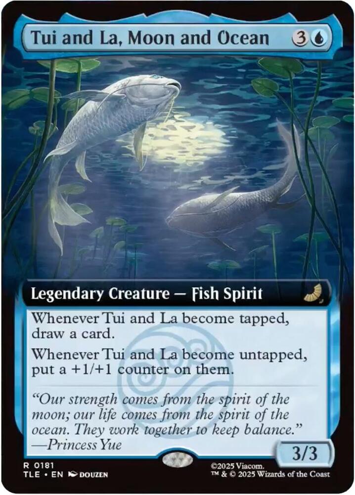 Tui and La, Moon and Ocean (Extended Art) 181 card from Avatar: The Last Airbender: Eternal-Legal