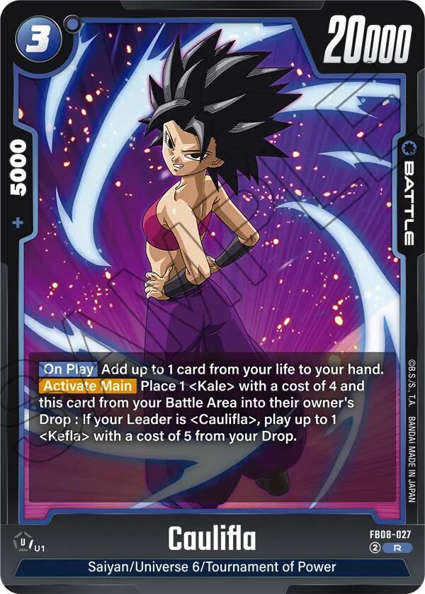 Caulifla FB08-027 card from Saiyan's Pride