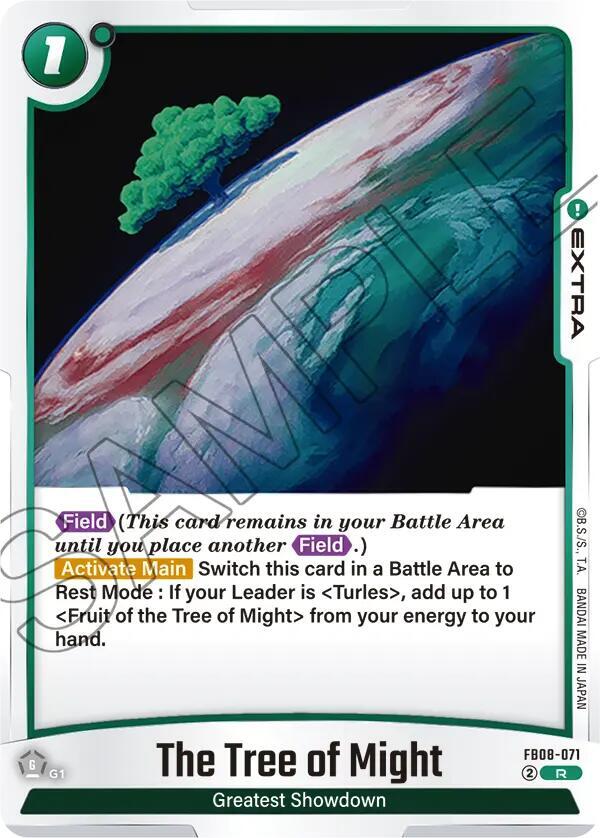 The Tree of Might FB08-071 card from Saiyan's Pride