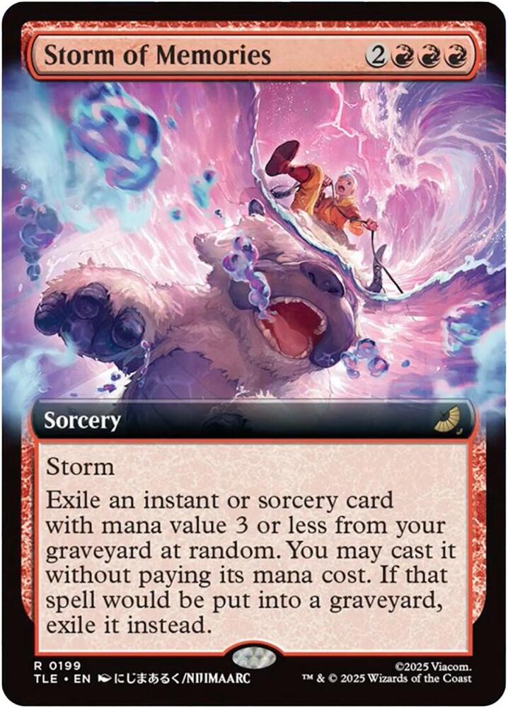 Storm of Memories (Extended Art) 199 card from Avatar: The Last Airbender: Eternal-Legal