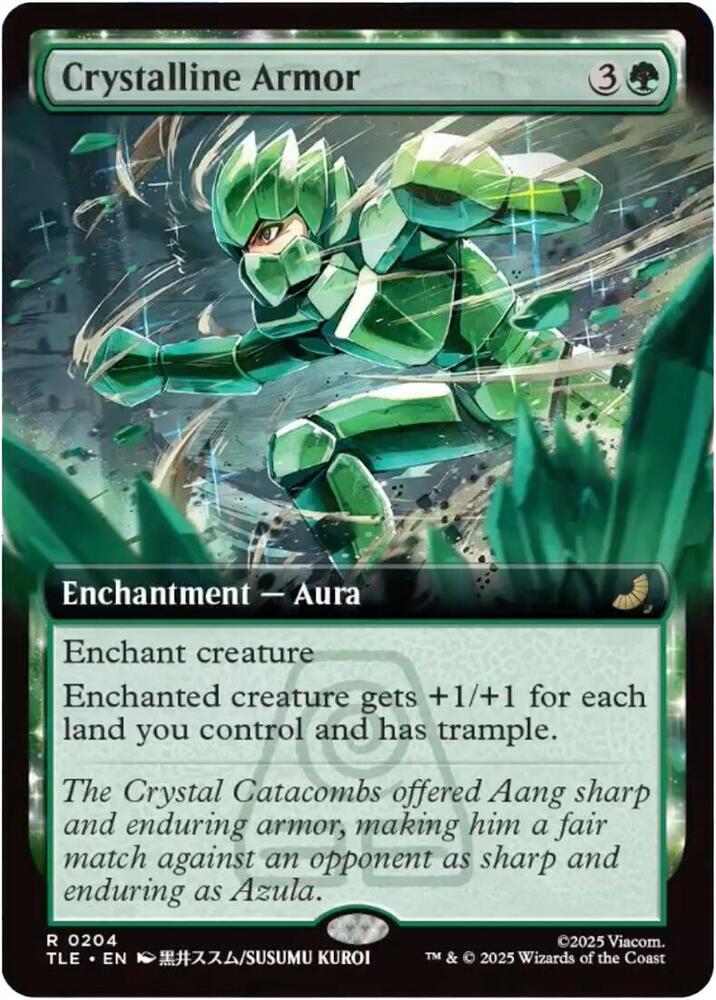 Crystalline Armor (Extended Art) 204 card from Avatar: The Last Airbender: Eternal-Legal