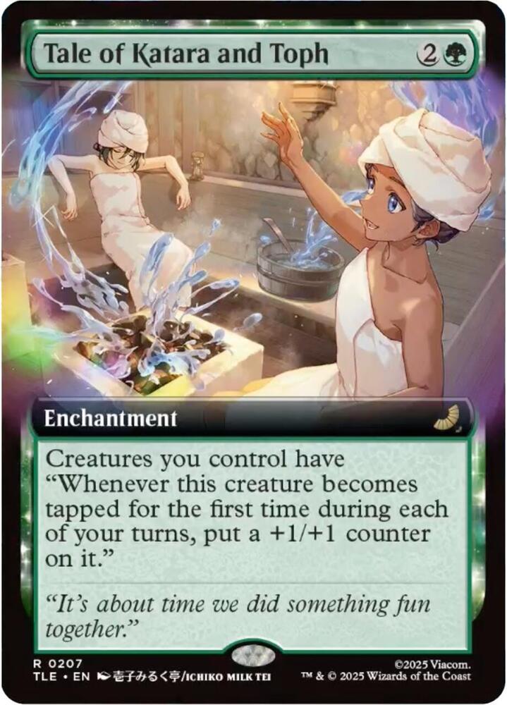 Tale of Katara and Toph (Extended Art) 207 card from Avatar: The Last Airbender: Eternal-Legal