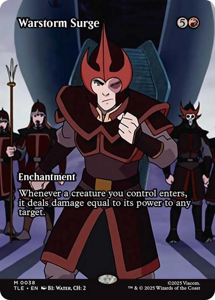 Warstorm Surge (Borderless) 38 card from Avatar: The Last Airbender: Eternal-Legal