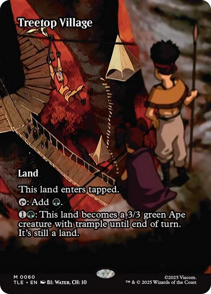 Treetop Village (Borderless) 60 card from Avatar: The Last Airbender: Eternal-Legal