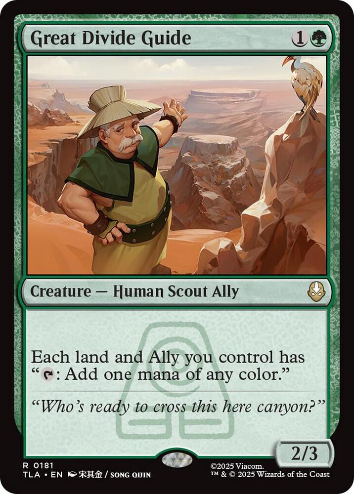 Great Divide Guide 181 card from Avatar: The Last Airbender