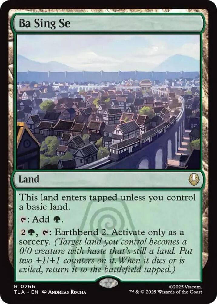 Ba Sing Se 266 card from Avatar: The Last Airbender