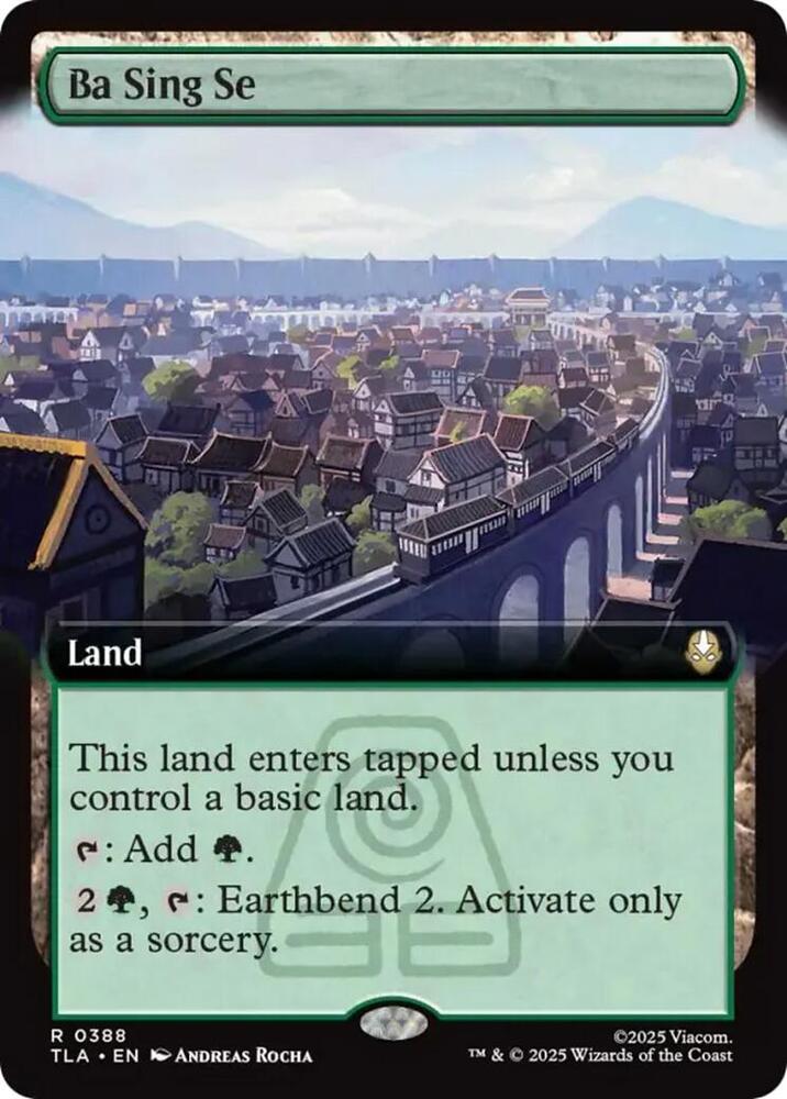 Ba Sing Se (Extended Art) 388 card from Avatar: The Last Airbender