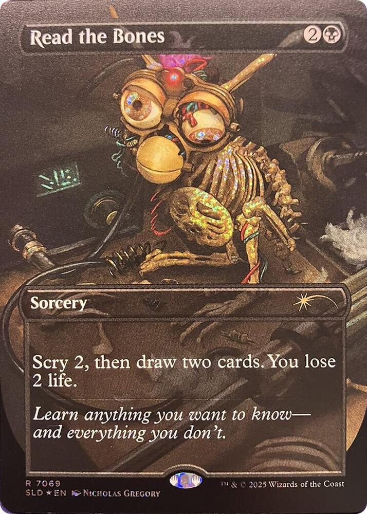 Read the Bones (Confetti Foil) 7069 card from Secret Lair Drop Series
