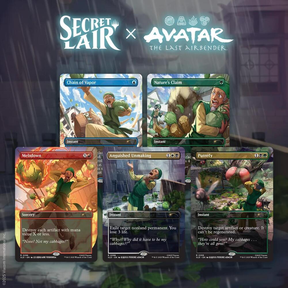 Secret Lair x Avatar: The Last Airbender: My Cabbages! - Non-Foil Edition card from Secret Lair Drop Series