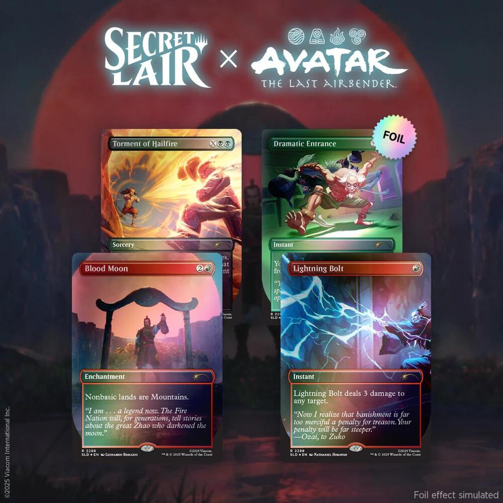 Secret Lair x Avatar: The Last Airbender: Everything Changed - Rainbow Foil Edition card from Secret Lair Drop Series