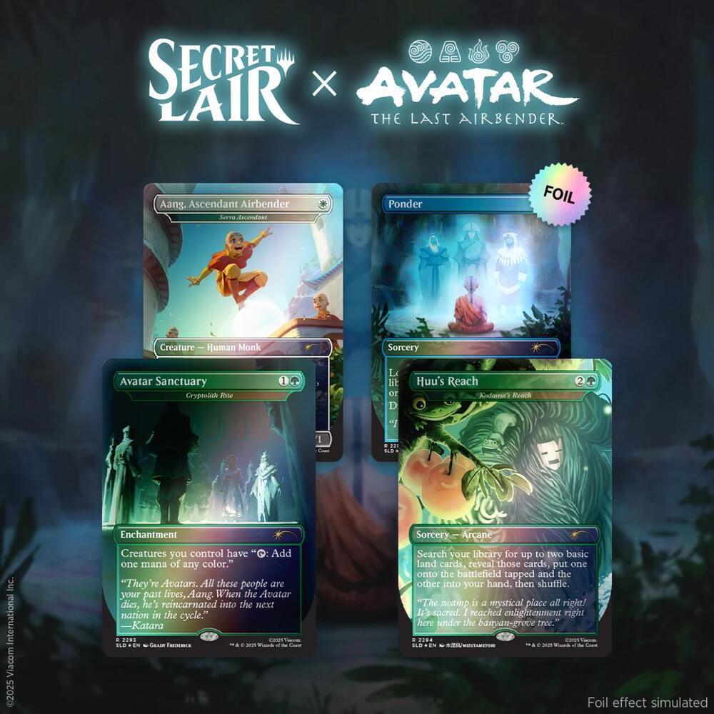 Secret Lair x Avatar: The Last Airbender: A Lot To Learn - Rainbow Foil Edition card from Secret Lair Drop Series