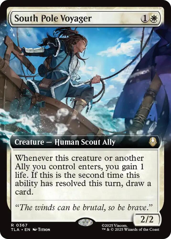 South Pole Voyager (Extended Art) 367 card from Avatar: The Last Airbender
