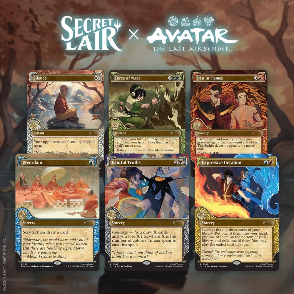 Secret Lair x Avatar: The Last Airbender: One with the Elements - Non-Foil Edition card from Secret Lair Drop Series