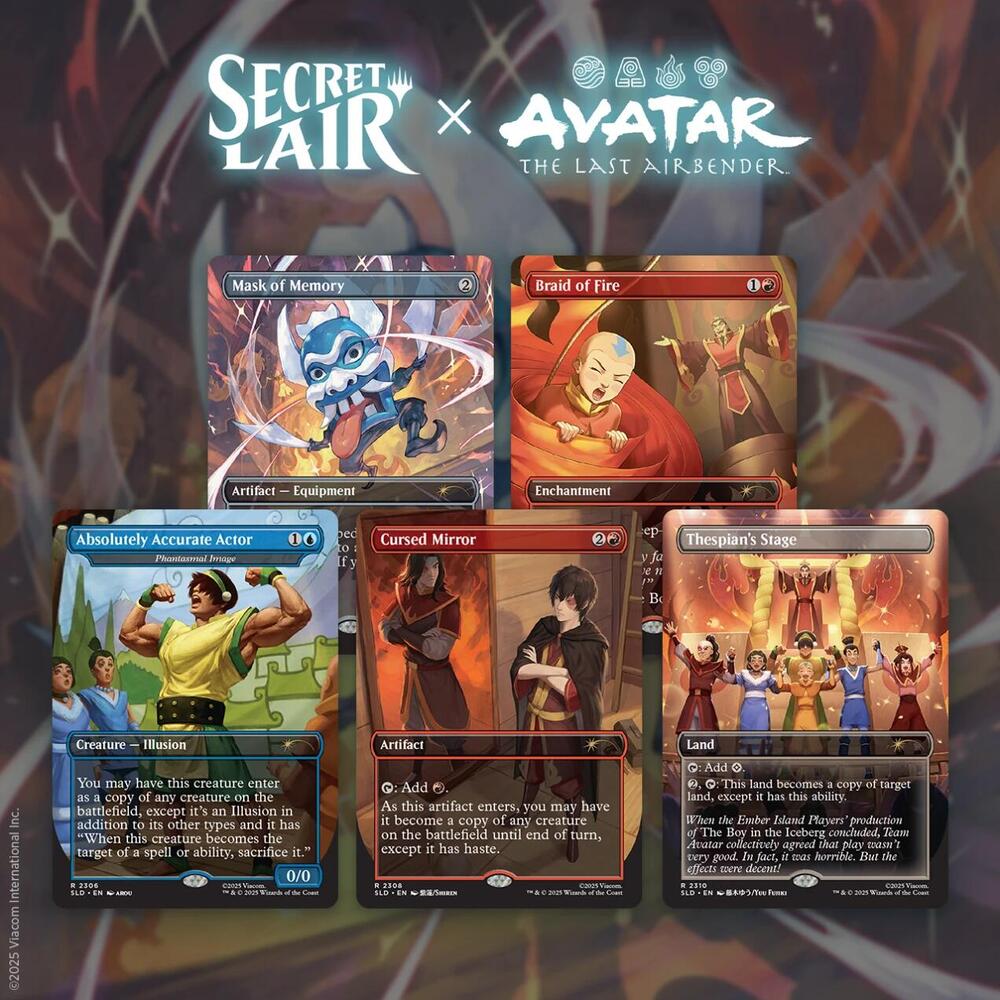 Secret Lair x Avatar: The Last Airbender: The Ember Island Players - Non-Foil Edition card from Secret Lair Drop Series