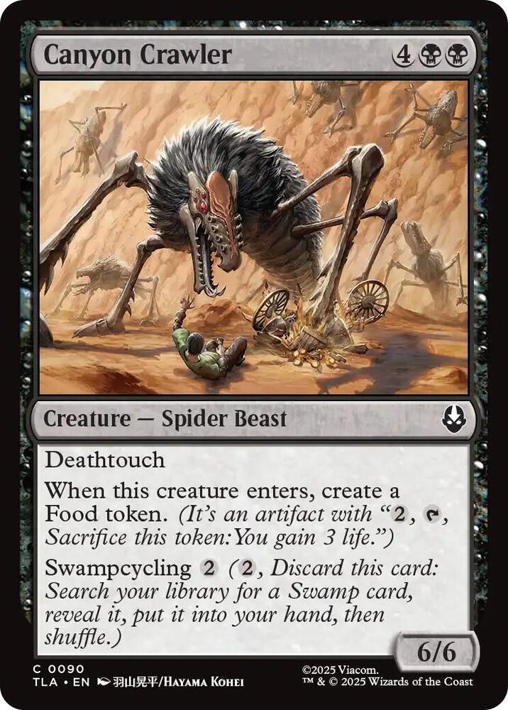 Canyon Crawler 90 card from Avatar: The Last Airbender